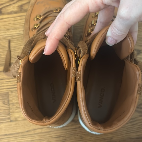 Vince Brown Leather Sneakers - Picture 4 of 4